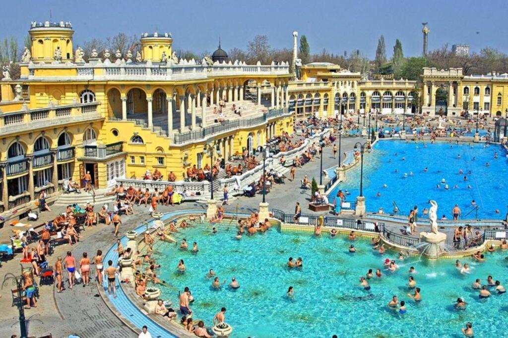 Cozy Budapest Vacation Studio Relax Close Spa Eksteriør billede