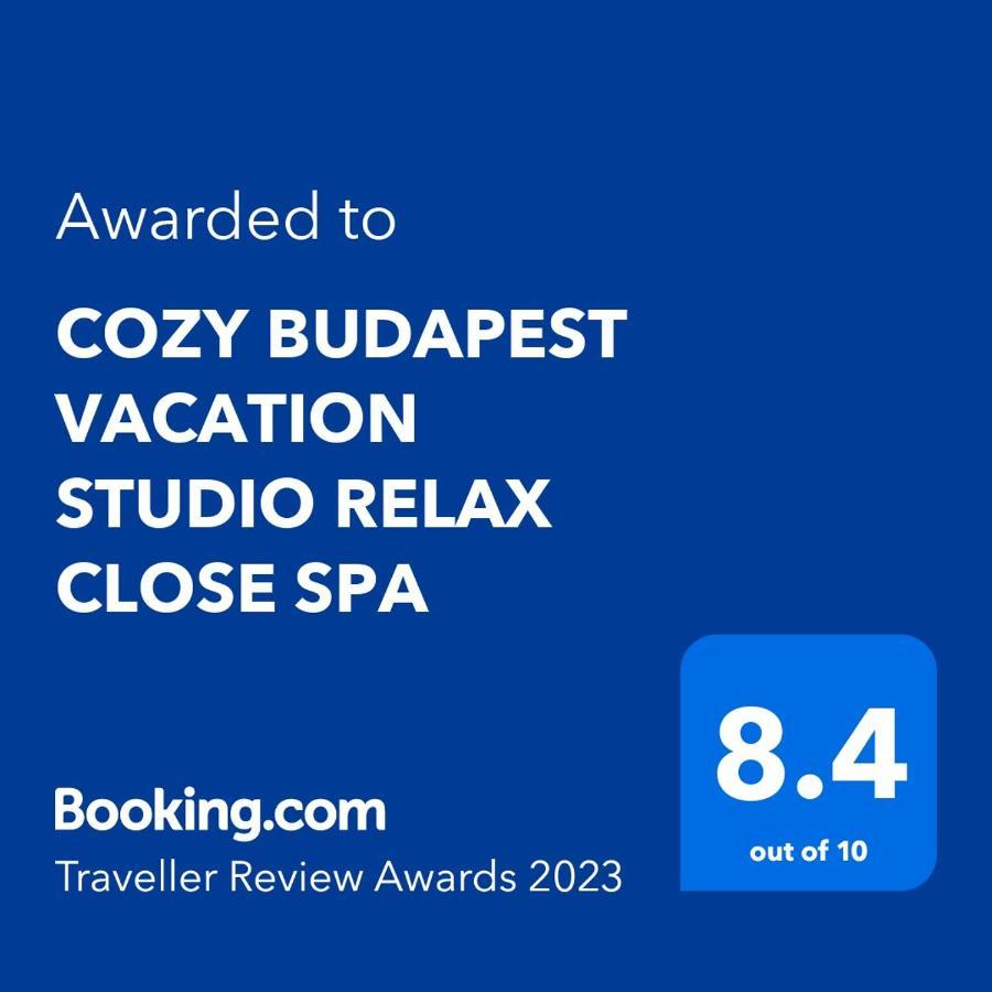 Cozy Budapest Vacation Studio Relax Close Spa Eksteriør billede